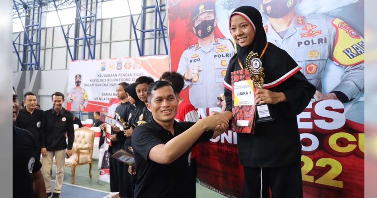 Berikut Ini Juara Kejuaraan Pencak Silat Kapolres Bojonegoro Cup 2022