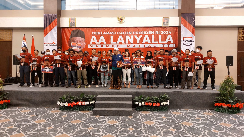 Relawan Nyala Api Abadi Di Bojonegoro Solid Satu Barisan Dukung