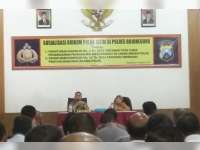 Kapolres Buka Acara Sosialisasi Bidang Hukum