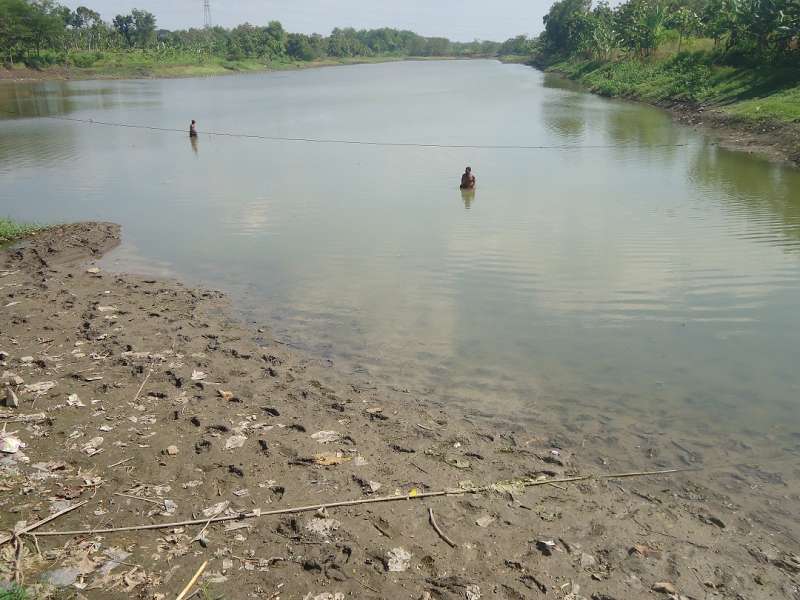 Embung Jadi Tempat Pemancingan Ikan 
