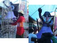 Pembuatan Ogoh-Ogoh Hampir Rampung 