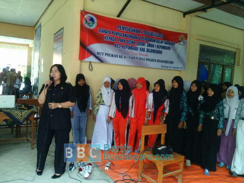 Penyuluhan Bahaya Narkoba Di SMAN 1 Kepohbaru