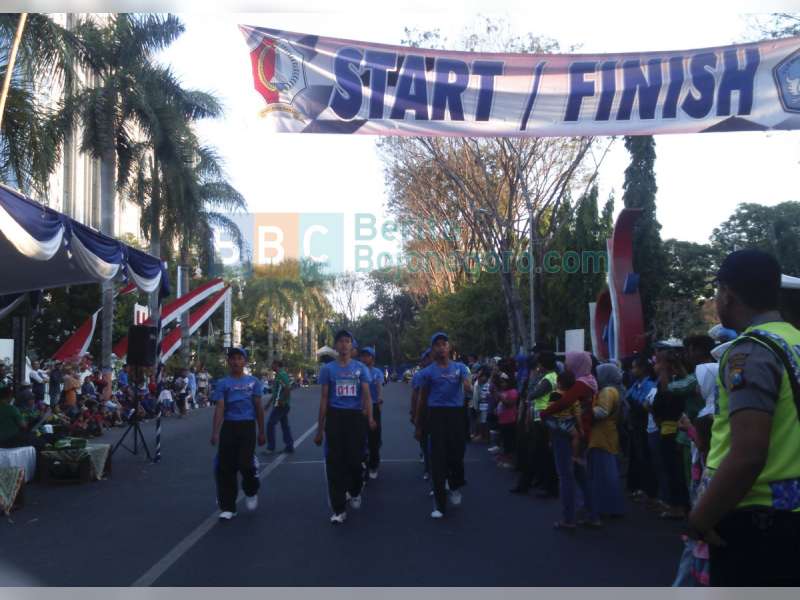 Gerak Jalan Sarana Menumbuhkan Jiwa Patriotisme