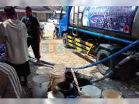 BPBD Sehari Droping 6 Tangki Air Bersih