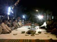 Tumpengan Agustusan, Warga Tutup Jalan Purwosari-Tambakrejo 