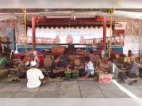 Sedekah Bumi , TITD Hok Swi Bio Gelar Wayang Kulit