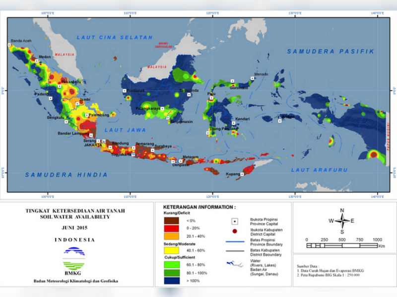 Dampak El Nino, Kekeringan Melanda 102 Kabupaten/Kota 