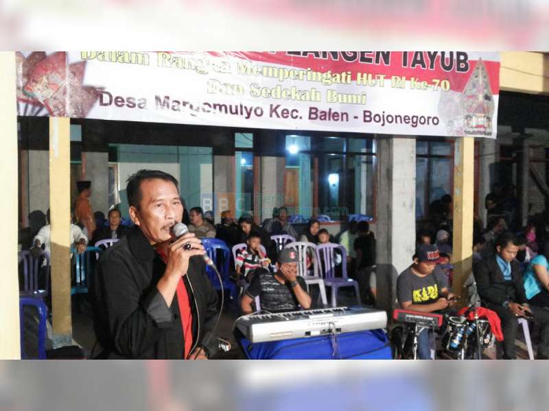 Langen Tayub Meriahkan Sedekah Bumi Desa Margomulyo Balen