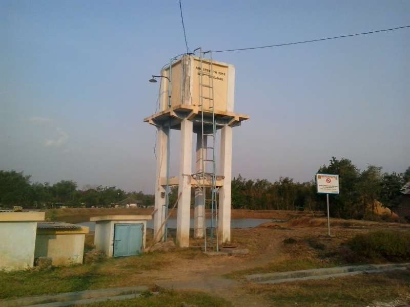 Embung Tlogoagung Menyusut Drastis 
