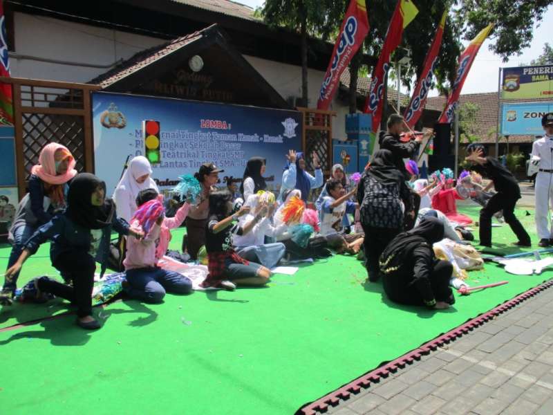 Dua Sekolah Wakili Satlantas Bojonegoro ke Polda Jatim