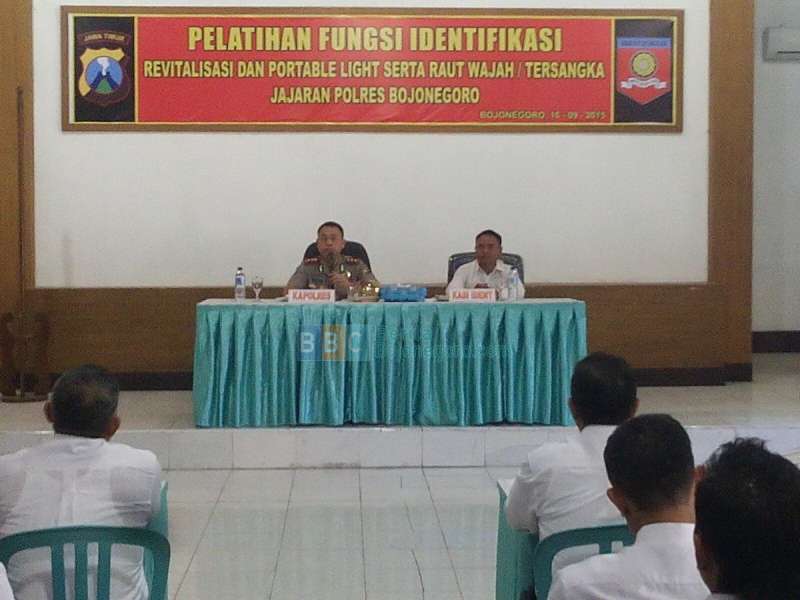 Kapolres Buka Pelatihan Fungsi Identifikasi 