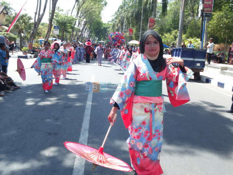 Dua Tarian Negeri Jepang Ramaikan Festival Bengawan