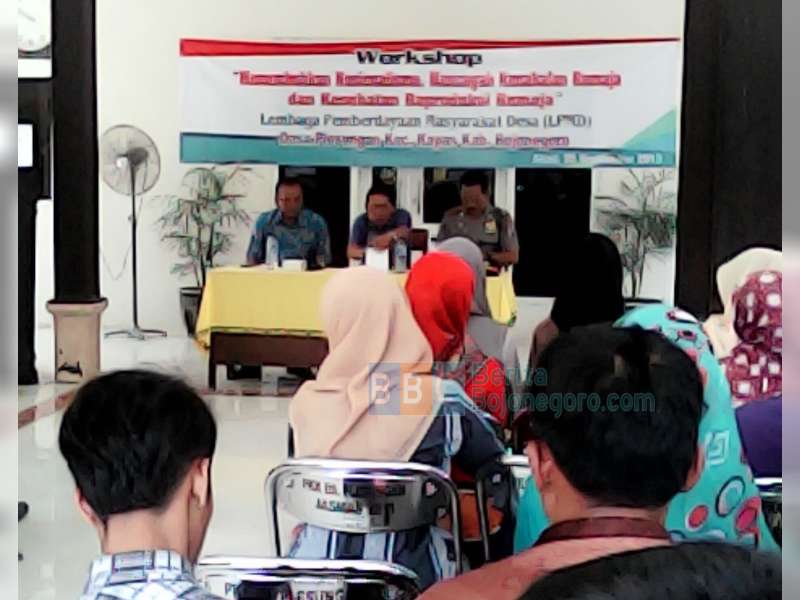 Perkuat Wawasan Kebangsaan, LPMD Plesungan Gelar  Workshop