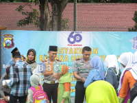 Tasyakuran dan Doa Bersama Anak Yatim, Tutup Rangkaian HUT Polantas