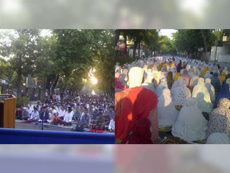 Pagi Ini, Jamaah Muhammadiyah Salat Ied di Jalan Teuku Umar