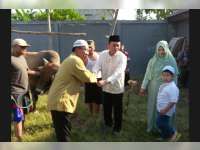 Panitia Kurban Polres Membagikan 1.260 Bungkus Daging