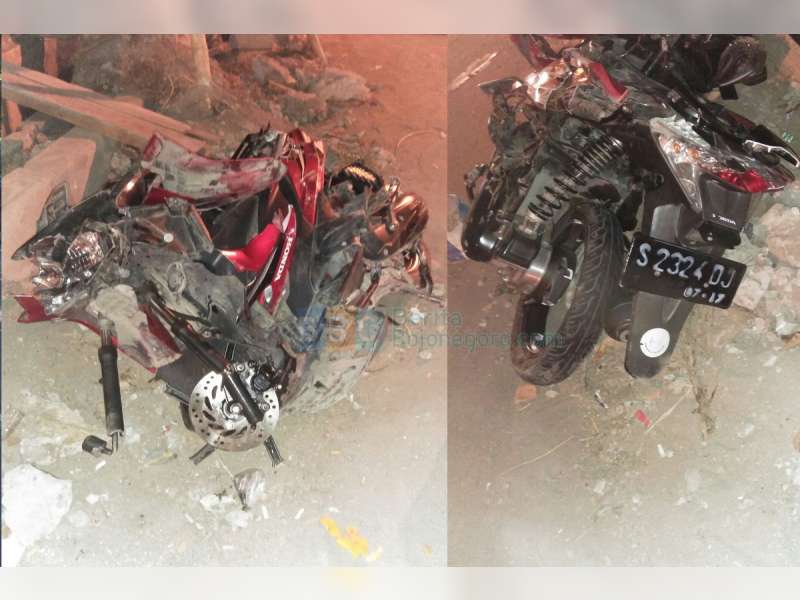 Masuk Kolong Truk Tangki, Pengendara Sepeda Motor Selamat