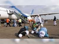 Jamaah Haji Kloter 32 dan Kloter 33 Tiba di Bojonegoro 