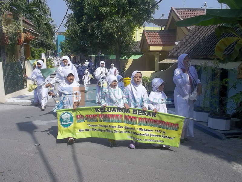 Tanamkan Cinta Islam, TKIT Permata Hati Adakan Pawai Muharam