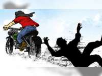 Ditabrak Dua Motor, Kakek Pejalan Kaki Kritis