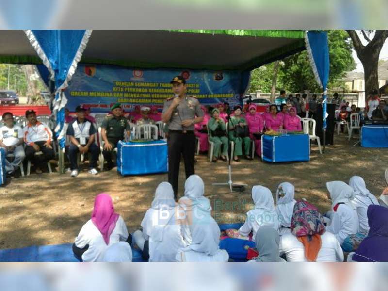 Polres dan Kodim 0813 Bojonegoro Gelar Santunan Anak yatim di Tirta Wana Dander