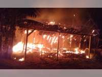 Satu Rumah di Kanor Hangus Terbakar