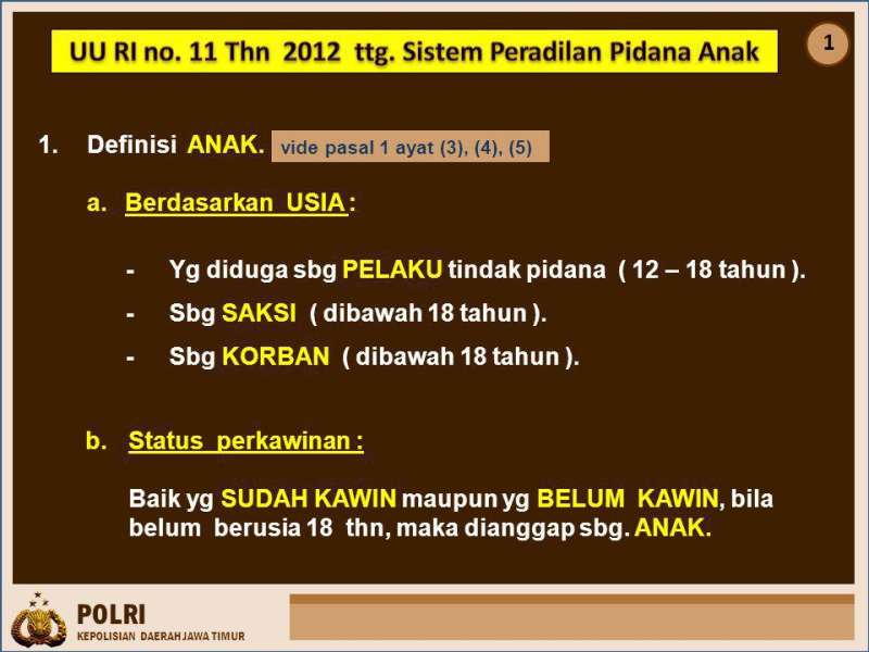 Terlibat Perkara Hukum, Anak Harus Dapat Perlakuan Khusus 