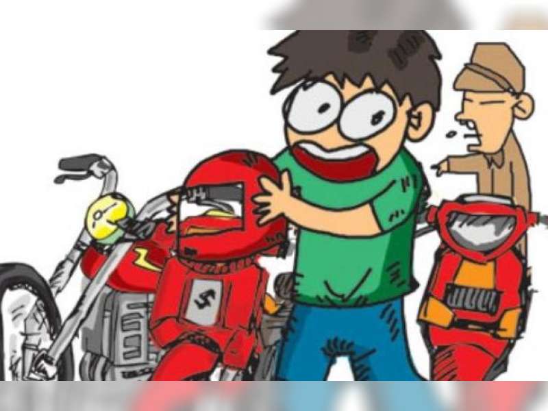 Kepergok Curi Helm, Dua Pencuri Hampir Dihajar Warga