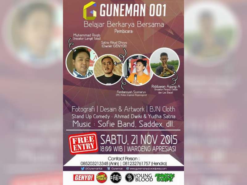 Berbagi Gagasan, Langittobo Diundang di Acara Guneman 001