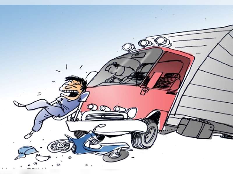 Tabrakan dengan Truk, Seorang Ibu Guru Meninggal Dunia