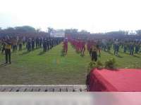 Ribuan Siswa SD Banjiri Lapangan Stadion Letjen Sudirman