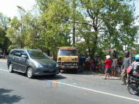 Tabrakan dengan Truk, Anggota Polisi Meninggal Dunia 