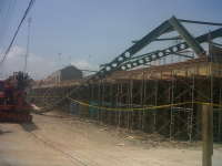 Rangka Atap Pasar Kalitidu Roboh, Dua Pekerja Luka-Luka