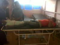 Nursam Patah Tulang Iga, dan Rianto Patah Betis Kaki Kanan