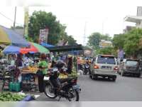 Penghujan, Pedagang Pasar Kota Bagian Luar Alami Penurunan