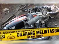 Supra Lawan Satria, Satu Pengendara Patah Tangan Kiri
