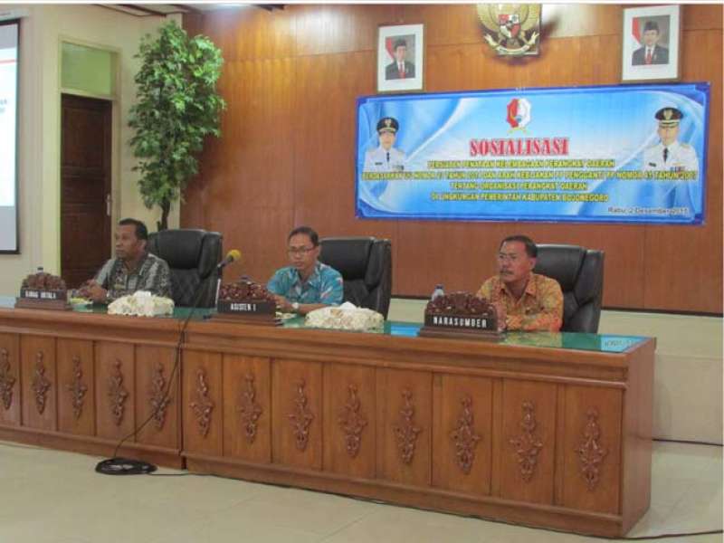 Undang-Undang Berubah, Kelembagaan Pemkab Bojonegoro Akan Alami Perombakkan