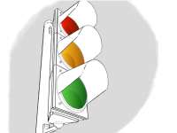 Traffic Light Perempatan Clangap Kembali Berfungsi