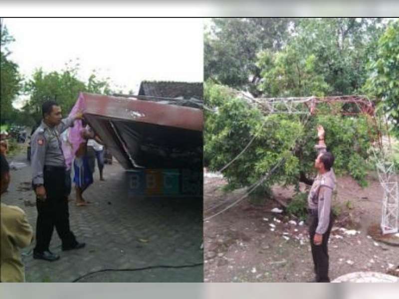 Kemarin, Giliran Temayang dan Sugihwaras Diterjang Angin Kencang