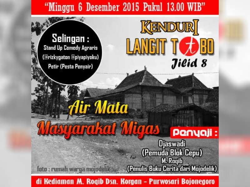 Air Mata Masyarakat Migas