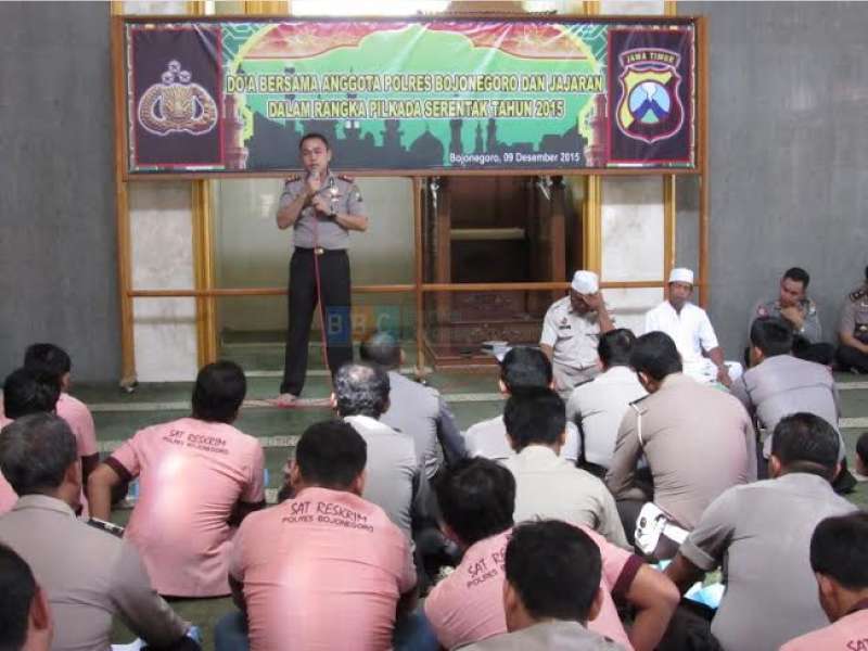 Agar Pilkada Berjalan Lancar, Polres Gelar Istighotsah