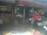 Beberapa Pedagang di Pasar Kota Libur Hari Ini