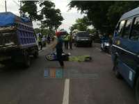 Terlindas Tronton, Pengendara Motor Tewas di Tempat