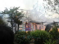 Tiga Rumah di Ledok Kulon Ludes Dilalap Api