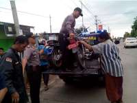 Kecelakaan di Depan Pasar Pungpungan, Dua Pengendara Motor Masuk Rumah Sakit