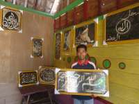 Karya Lukis Cangkang Telur Tembus Pasar Luar Bojonegoro