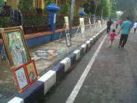 Olahraga CFD, Eh Bonus Nikmati Lukisan Cantik