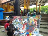 Pak Pin dan Usahanya Menghidupkan Seni Rupa di Bojonegoro