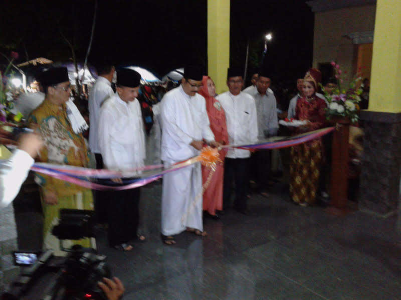 Gus Ipul Resmikan Balai Desa Klampok, Kapas