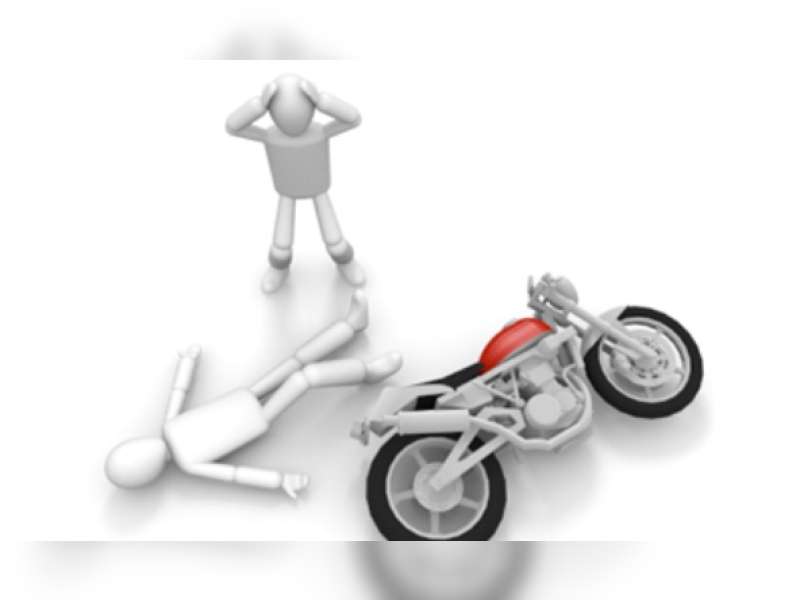 Pengendara Beat Belok Mendadak, Pengendara Vixion Tersungkur 